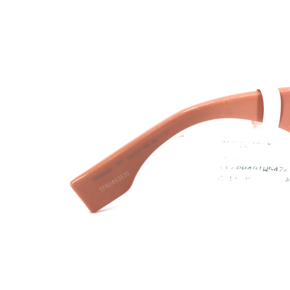 Fendi O'Lock Cat Eye Sunglasses NEW Logo FF Cut Out Neutral Pink UV Protection - Picture 6 of 9